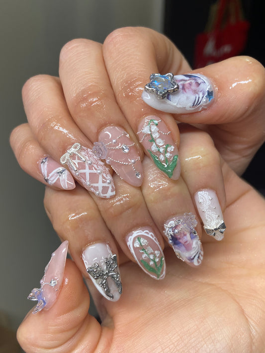 Elegance - Txt nails